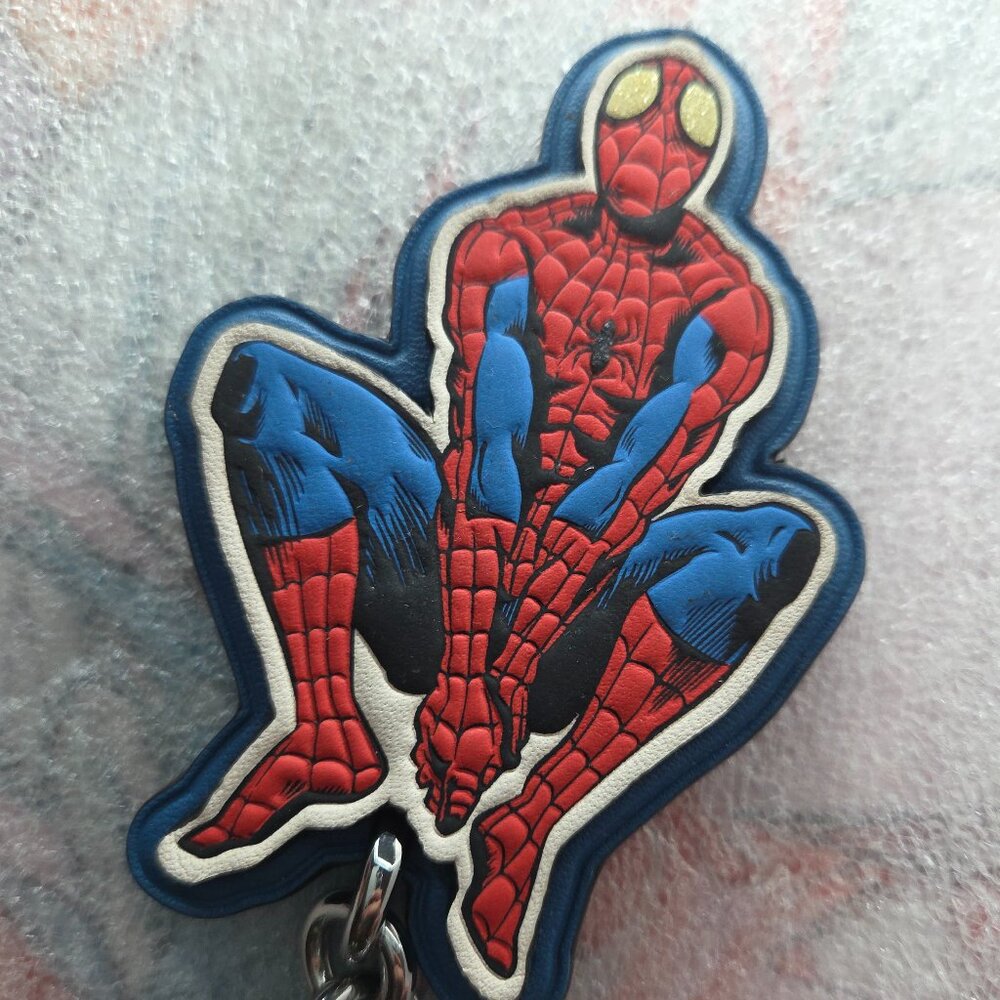Spiderman collab with coach keychain
